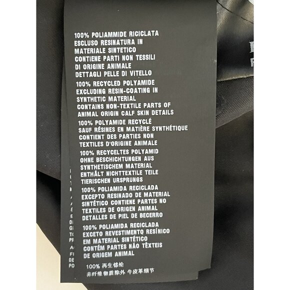 Prada Black Nylon Drawstring Shorts W/ Detachable Pouch For - Picture 8 of 12